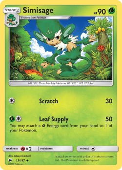 Carte Pokémon: Simisage