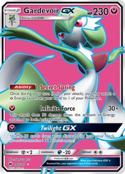 Carte Pokémon: Gardevoir GX