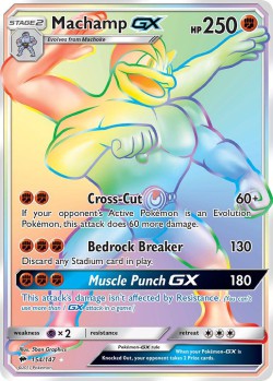 Carte Pokémon: Machamp GX