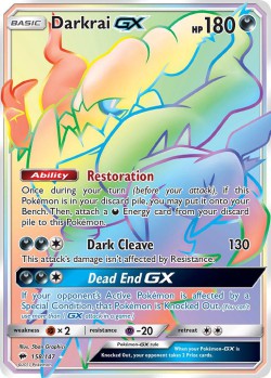 Carte Pokémon: Darkrai GX