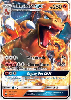 Carte Pokémon: Charizard GX