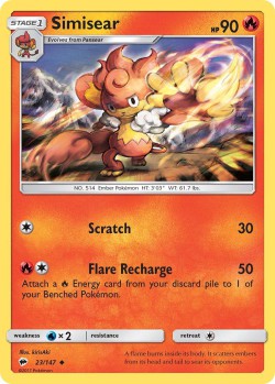 Carte Pokémon: Simisear