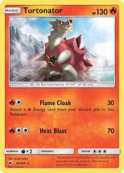 Carte Pokémon: Turtonator
