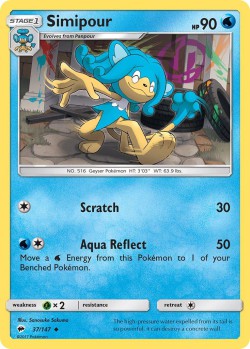 Carte Pokémon: Simipour