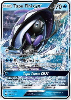 Carte Pokémon: Tapu Fini GX