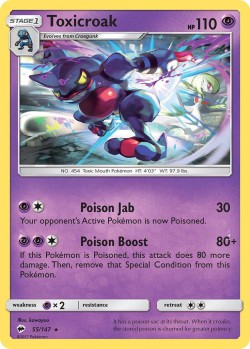 Carte Pokémon: Toxicroak