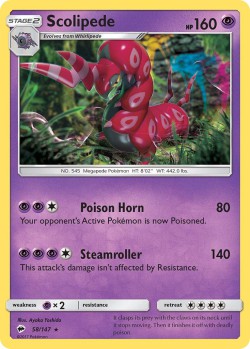 Carte Pokémon: Scolipede