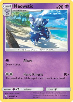 Carte Pokémon: Meowstic