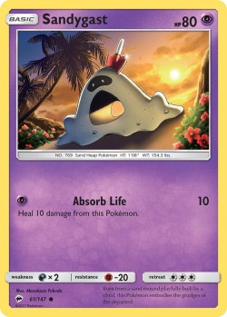 Carte Pokémon: Sandygast