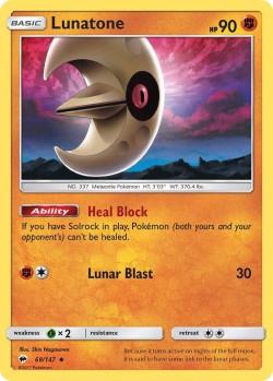 Carte Pokémon: Lunatone