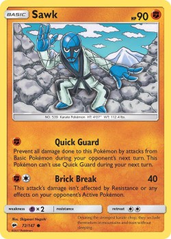 Carte Pokémon: Sawk