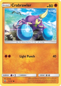 Carte Pokémon: Crabrawler