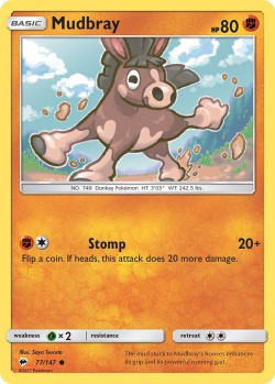 Carte Pokémon: Mudbray