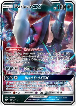 Carte Pokémon: Darkrai GX