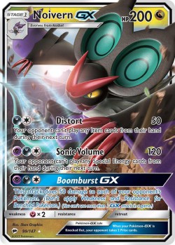 Carte Pokémon: Noivern GX