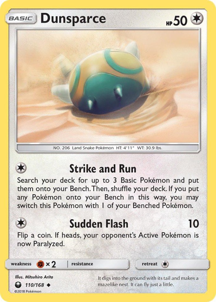 Carte Pokémon: Dunsparce [Insolourdo]