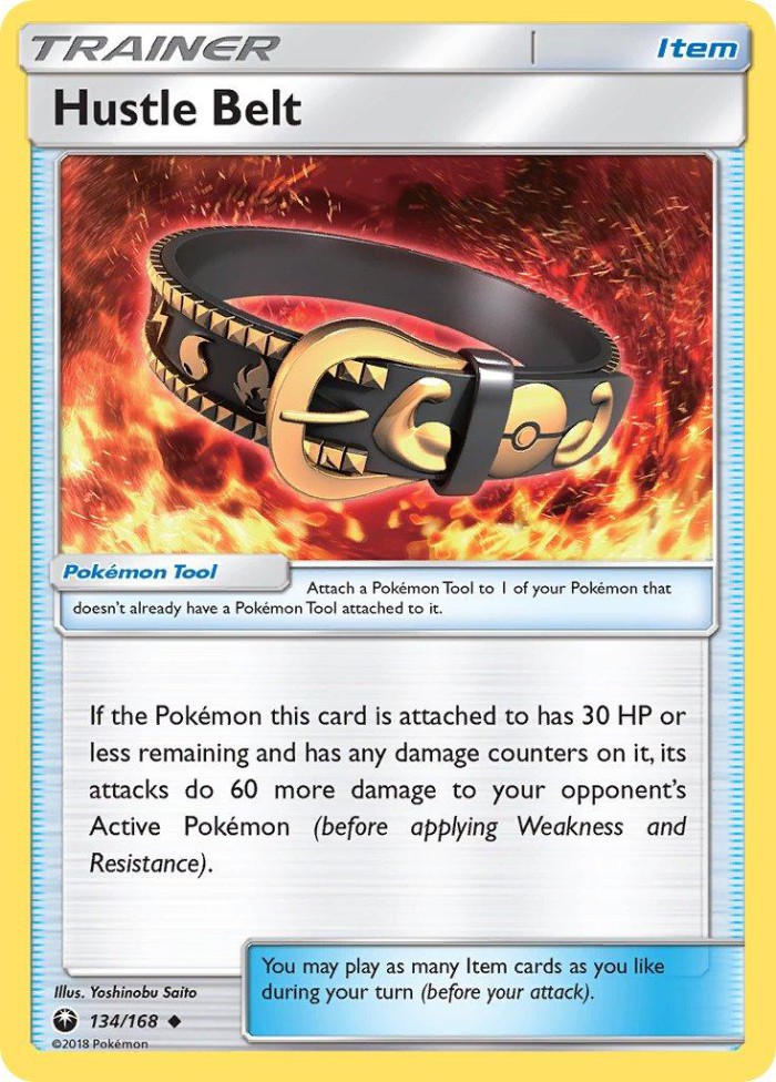 Carte Pokémon: Hustle Belt [Ceinture Agitée]