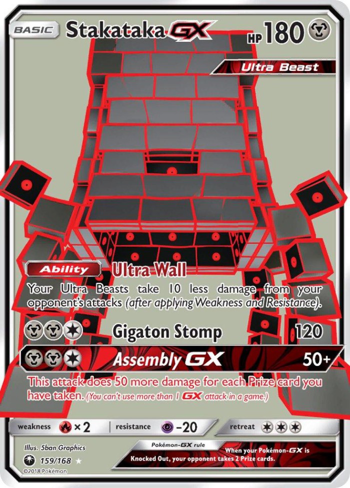 Carte Pokémon: Stakataka GX [Ama-Ama GX]