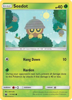 Carte Pokémon: Seedot