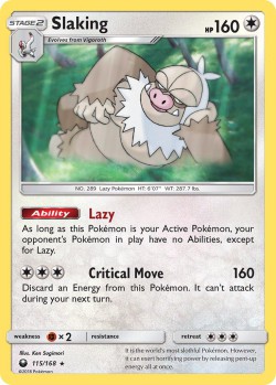 Carte Pokémon: Slaking