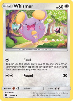 Carte Pokémon: Whismur