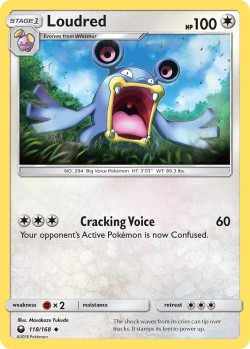 Carte Pokémon: Loudred