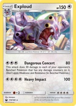 Carte Pokémon: Exploud