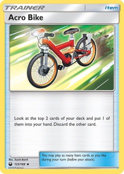 Carte Pokémon: Acro Bike