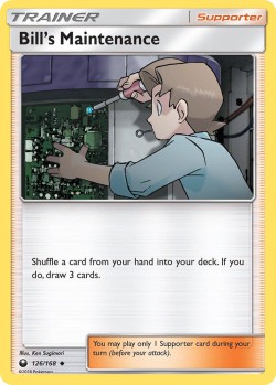 Carte Pokémon: Bill's Maintenance