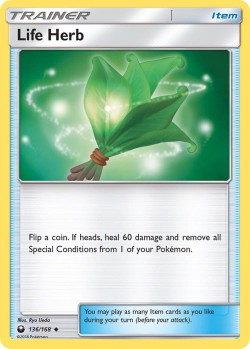 Carte Pokémon: Life Herb