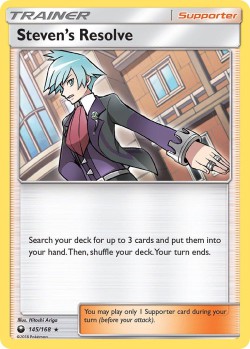 Carte Pokémon: Steven's Resolve