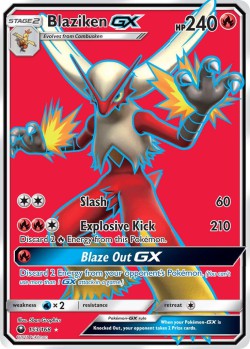 Carte Pokémon: Blaziken GX