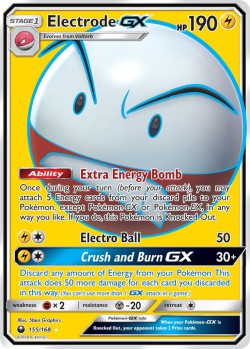 Carte Pokémon: Electrode GX