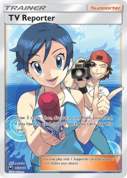 Carte Pokémon: TV Reporter