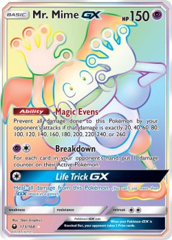 Carte Pokémon: Mr. Mime GX