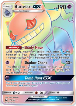 Carte Pokémon: Banette GX