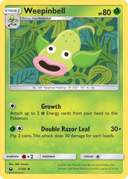 Carte Pokémon: Weepinbell