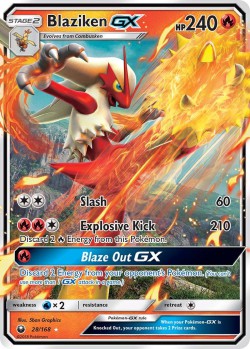 Carte Pokémon: Blaziken GX