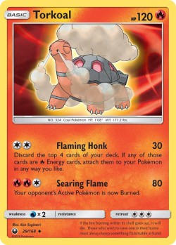 Carte Pokémon: Torkoal