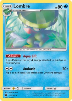 Carte Pokémon: Lombre