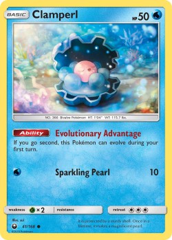 Carte Pokémon: Clamperl