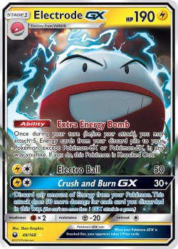 Carte Pokémon: Electrode GX