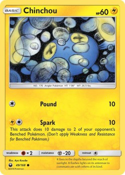 Carte Pokémon: Chinchou