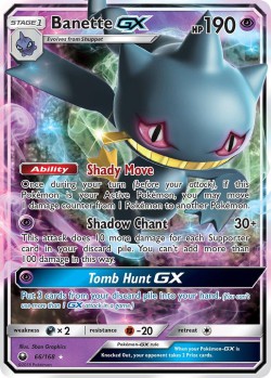 Carte Pokémon: Banette GX