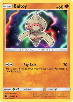 Carte Pokémon: Baltoy