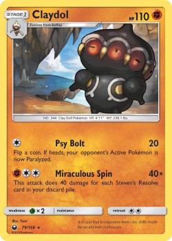 Carte Pokémon: Claydol