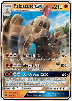 Carte Pokémon: Palossand GX
