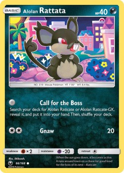Carte Pokémon: Alolan Rattata