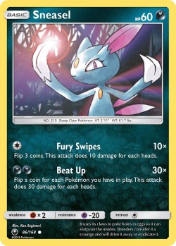Carte Pokémon: Sneasel