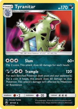Carte Pokémon: Tyranitar